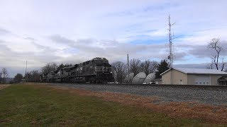 NS 741 Empty Hoppers EB on the NS Lurgan Branch