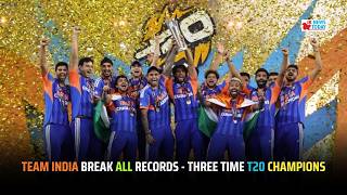 Team India break all records - three time T20 Champions | JK News Today