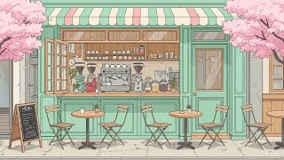 Japanese Café Lofi ☕ Sakura Spring Vibes 🌸 Calm Beats for Deep Focus