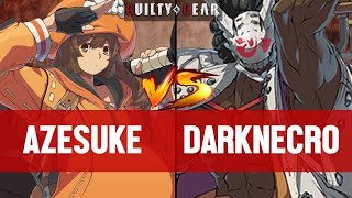 【GGST】AZESUKE(MAY) vs DARKNECRO(NAGORIYUKI) ▰ Guilty Gear Strive | High Level Gameplay