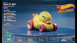 *DUCK N' ROLL*  SECRET CAR - HOT WHEELS UNLEASHED