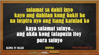 INSPIRA - KLIMA FT BLAZE (DONRUBEN BEATS )