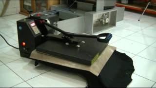 CARA HEAT PRESS KAOS SESUDAH PRETREAMENT