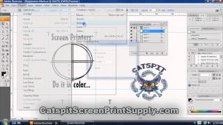 8. Making Screenprinting Artwork: How To Use A "T" Registration Mark
