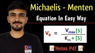 Michaelis Menten Equation In Hindi || Biochemistry || By Dadhich Sir