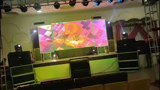 DJ 4 Line Arry, 2 Bass ,2top ,2 monitor Western Show 6sharpy 12 led one led wall . Pro Sound SETUP