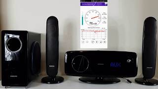 300 watts Samsung HT Q100 sound test.