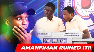 Reacting to that Annoying Speedrace between Opoku Ware vs Amanfiman