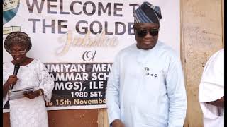 ORANMIYAN OLD STUDENTS ASSOCIATION GOLDEN ANNIVERSARY THANKS GIVING OF TOGETHERNESS AND REUNION.