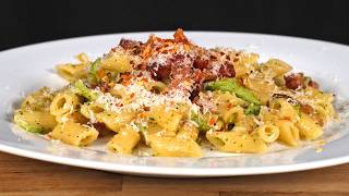 Broccoli Pasta with Pancetta 🥦 The Perfect Dish for Pasta Lovers 😍