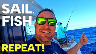 Fish ON! Sailing the deep waters of St. Croix. Day #2