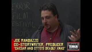Screenwriter Joe Randazzo (Caesar and Otto's Deadly Xmas) at Terror Film Festival