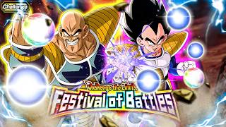 DOKKANFEST VEGETA + NAPPA VS. CHALLENGE THE LIMITS! FESTIVAL OF BATTLES! (DBZ: Dokkan Battle)