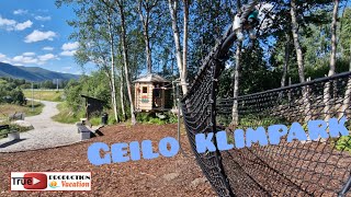 Geilo Norway 🇳🇴 climbing park challenge for kids 2025 🌲💪