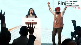 Corporate Emcee in Mumbai: Nikita Rana anchoring for D.P. Singh sir: Deputy MD SBI Mutual Fund