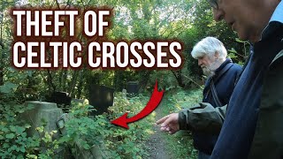 THEFT AND RESTORATION WORK at the burial grounds of Hirst Wood, Shipley (Bradford)