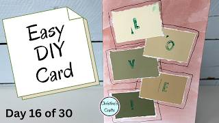 Can You Make a Card With Just Paint Swatches?