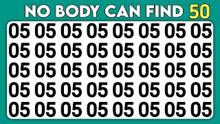 Find The Odd One Out -Test Your Observation Skills|Number & Letter Spotting Edition-Easy to Extreme