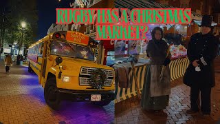 Rugby Christmas Markets 2025! Santa and His Bus and Victorian Street Performers. 🎅🎄