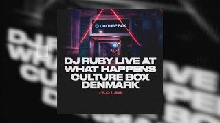 DJ Ruby Live at What Happens, Culture Box, Copenhagen Denmark 17.01.2026