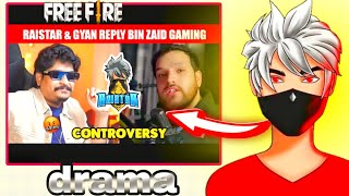 GYANGAMING AND RAISTAR और BINZAID GAMING के बीच CATROVERSY 🤬 #freefire #gyangaming #raistar #video 