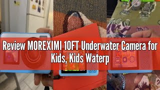 Review MOREXIMI 10FT Underwater Camera for Kids, Kids Waterproof Camera, 1080P Video Camera for Snor