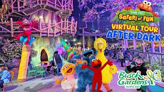 Explore Sesame Street Safari of Fun After Dark at Busch Gardens Tampa Bay (Jan 2026) [4K]