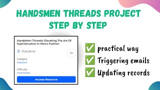 HandsMen Threads: Elevating the Art of Sophistication in Men's Fashion || Salesforce Internship