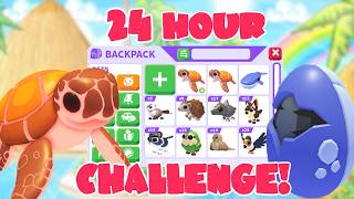 Hatching ALL Endangered Pets in 24 Hours Challenge! | Adopt Me Roblox New Egg Update | Riivv3r