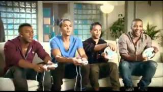 UK - Mario Kart wii ad. Featuring JLS - Aston Vs Marvin Vs Jonathan Vs Oritsé