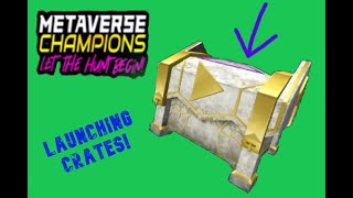 LAUNCHING CRATES! Roblox Metaverse Champions Event!