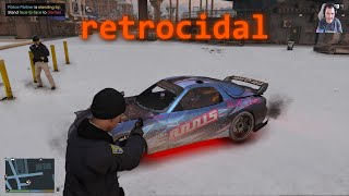 GTA 5 LSPDFR It's Snowing In April Last Patrol Of The Retro Texas Pack