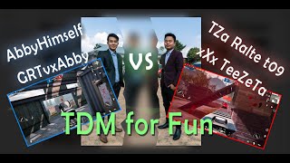 TZA Ka thian (singer) Net Chhia vs AbbyHimself (emu against mobile just for fun) | PUBGM TDM