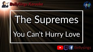 The Supremes - You Can't Hurry Love (Karaoke)
