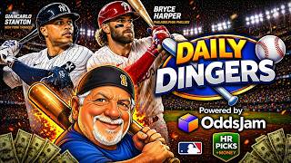 DAILY DINGERS 🔥 MLB Home Run Picks Today | Powered by OddsJam (Sharp Money Plays)