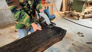 Moldy Wooden Panels Forgotten In The Garden Were Created To Create Attractive Tea Tables