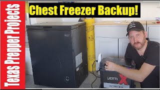 Cheap & easy backup for your chest freezer or CPAP! Power station. Licitti DIY 1,200WH #diy