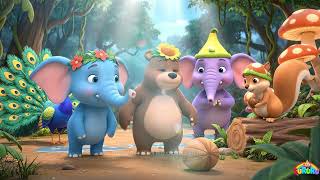 दो प्यारे हाथी  | Haathi Ki Baarish Wali Masti | Kids Song | Hindi Rhymes for Kids