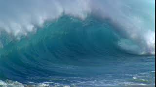 rough blue sea wave ocean photography&video background