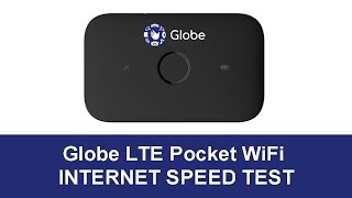 Globe Pocket WiFi Huawei E5573Cs 933 Internet Speed Test