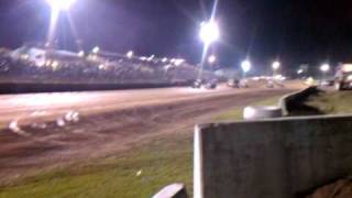 Lernerville Heat Race Crash