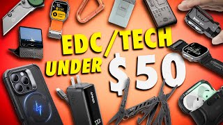 10 Budget EDC/Tech Gifts UNDER $50 for Men - Gift Guide 2025