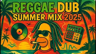 🔥 Homer Goes RASTA! Reggae Dub 2025 Vibes 🌴 Big Riddims & Island Energy 🎶