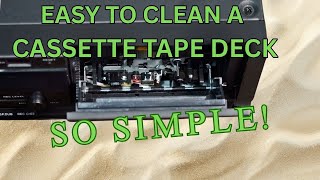How to Clean a Cassette deck