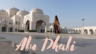 My solo trip to beautiful Abu Dhabi | Top things to do | Solo Travel Vlog