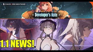 1.1 Season Update News for Chaos Zero Nightmare!