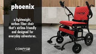 Travel Anywhere with the Phoenix Carbon Fiber Electric Wheelchair | Just 27 lbs!