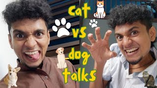 Cat x Dog Talks 🐱 ❌ 🐶 | Malayalam Vine | Ikru