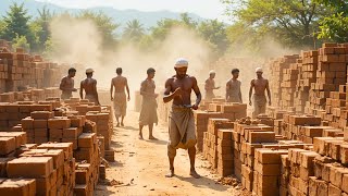 Top Manufacturing Process of Millions of Bricks in a Single Day| Bricks making
