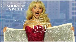 Taste - Sabrina Carpenter | In Ear Monitor (Short N' Sweet Tour)